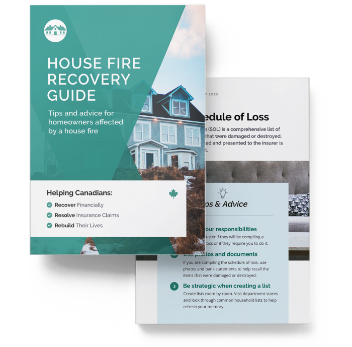 Front cover of House Fire Recovery Guide